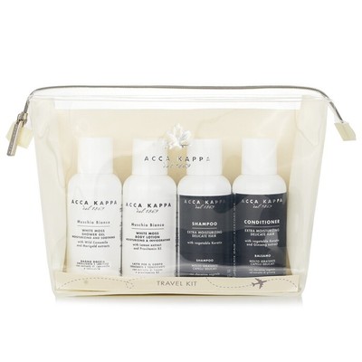 NEW Acca Kappa White Moss Body Care Travel Kit 4pcs Perfume
