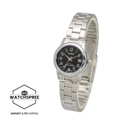 Casio Ladies' Standard Analog Watch LTPV002D-1B LTP-V002D-1B