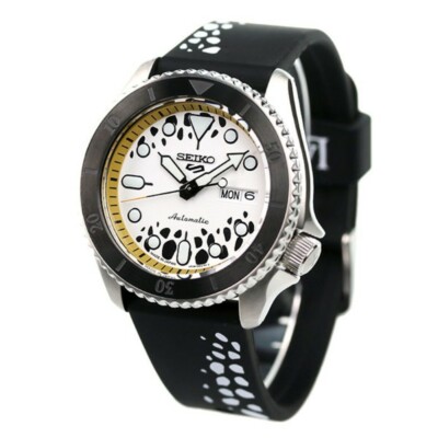Pre-owned Seiko 5 Sports One Piece Trafalgar D. Water Law Automatic Men's Watch Srph63