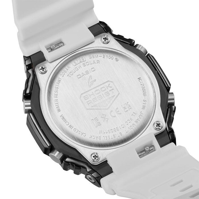 Pre-owned Casio G-shock Gbm-2100b-7a Solar Bluetooth Watch 【shipping From Taiwan】