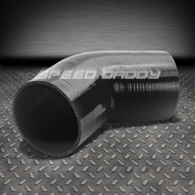 3,25 3-СЛОЙНЫЙ 45-ГРАДУСНЫЙ ОТВОДНОЙ СИЛИКОНОВЫЙ СОЕДИНИТЕЛЬНЫЙ ШЛАНГ ДЛЯ ТУРБОНАДДУВА/ИНТЕРКУЛЕРА/ВПУСКА ЧЕРНЫЙ