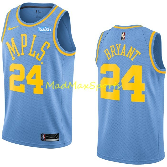 KOBE BRYANT LA Lakers #24 Nike MPLS Wish HARDWOOD CLASSICS