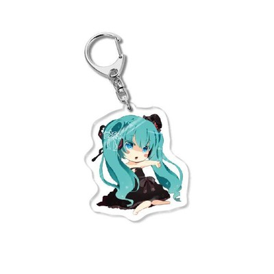 Hatsune Miku Anime Figure Acrylic Keyring/Keychain Collectable vocaloid Figure 