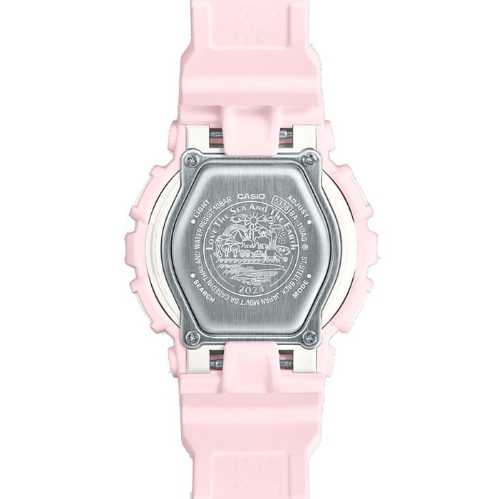 Pre-owned Casio Baby-g Ba-110aq-4a Aqua Planet Joint Limited Edition Watch【taiwan】