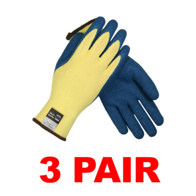 PIP K1310 G-Tek CR Latex Coated Cut Resistant Work Gloves (3 PAIR)
