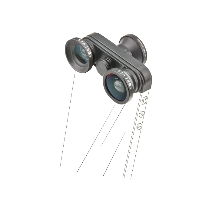 FOREVER SL-210 KIT 4IN1 LENTI ADDIZIONALI ZOOM FOTOCAMERA IPHONE 5 5S