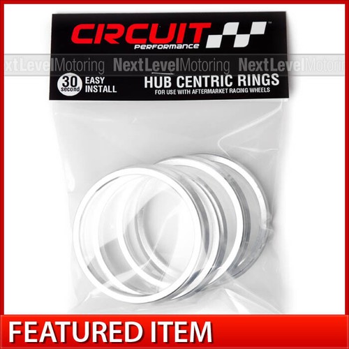 Circuit 76.1 / 70.6 Aluminum Hub Centric Rings Fits Chevy Corvette, TSW Wheels