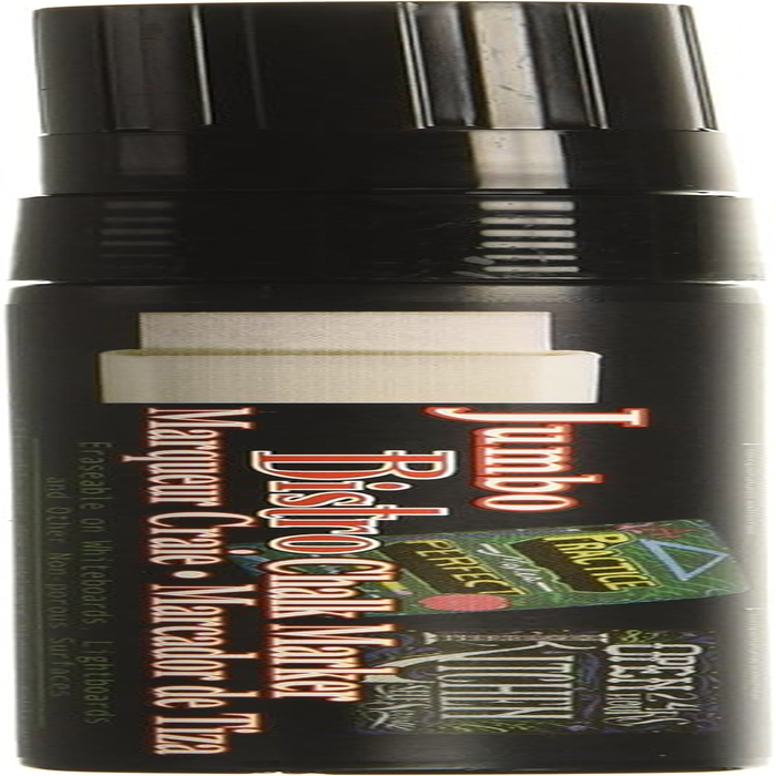 UCH481S.1 Bistro Jumbo Bulk Chalk Marker, Black