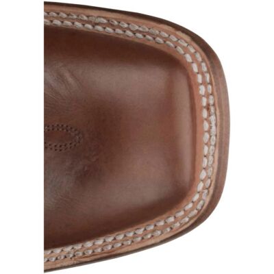 Pre-owned Justin Boots Justin Women's Cj2622 Stella 13" Whiskey Brown Square Toe Western Mid-calf Boots In Whiskey Brown (brown)