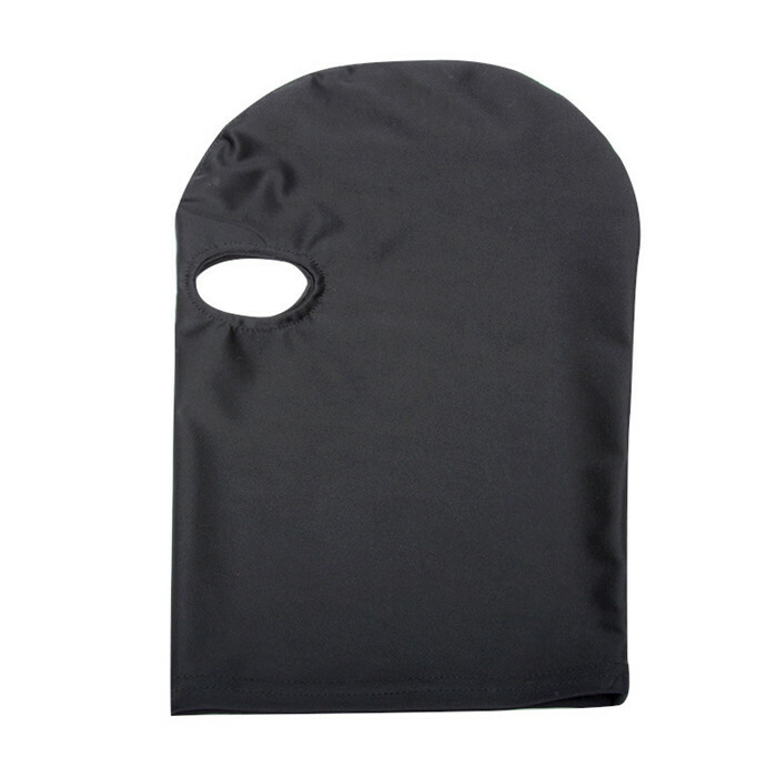 Bondage Fetish Hood - Gimp Face Mask Head Hood Adult Cosplay Mask BDSM HALLOWEEN - Picture 7 of 12