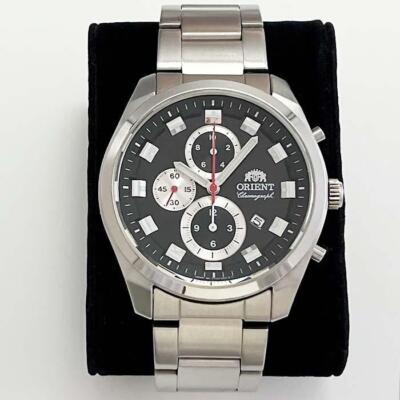 【セール 登場から人気沸騰】 chronograph Orient date eBay | TTOU-C2-B vintage men's watch 時計