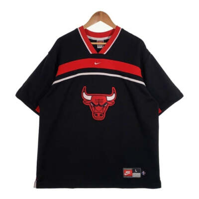 ウェア 90s~NIKE NBA gameshirt Chicago bulls Nike 90's ~ NBA CHICAGO BULLS Game Football Shirt Jersey