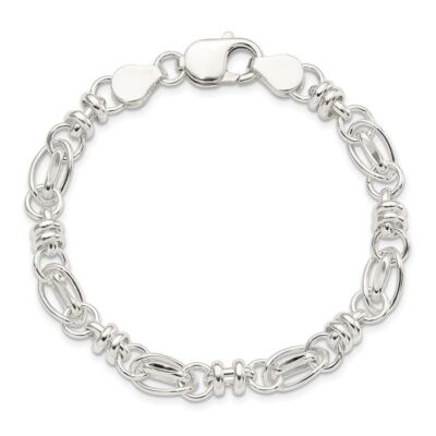 【HYERES LOR】Noailles silver link chain bracelet M Silver BTS V 着用☆HYERES LOR☆NOAILLES SILVER LINK CHAIN BRACELET