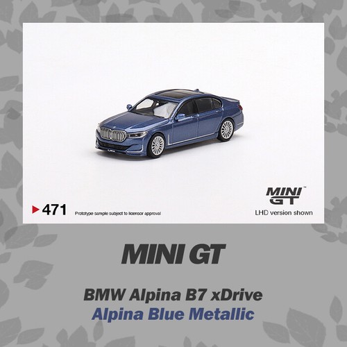 MINI GT 1:64 BMW Alpina B7 xDrive Alpina Blue Metallic
