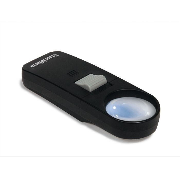 Handheld 7X LED Magnifier Aspheric Lens For Coins Banknotes Stamps Collection 