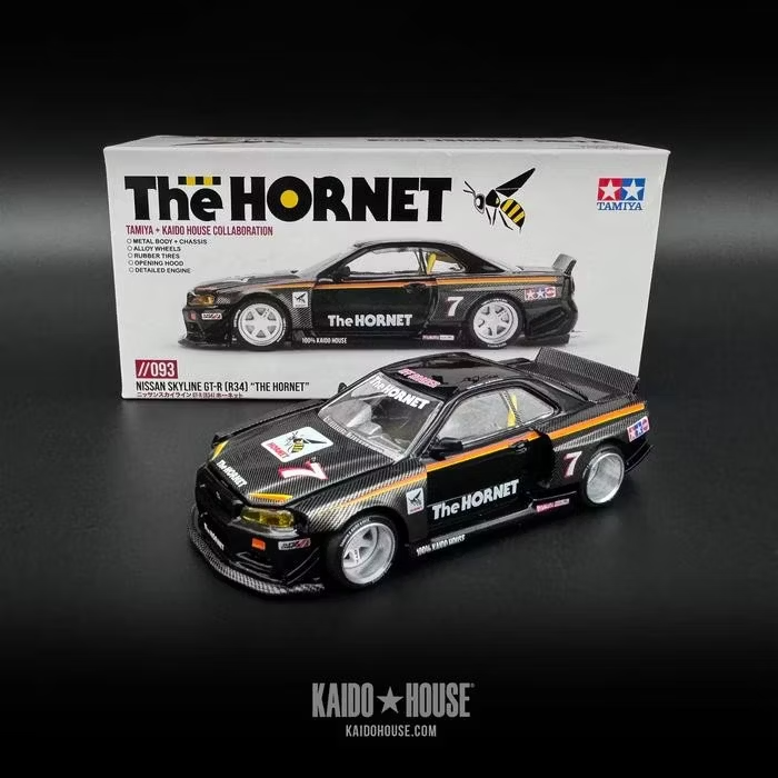 Mini GT x Kaido House 1:64 Nissan Skyline GT-R R34 The Hornet