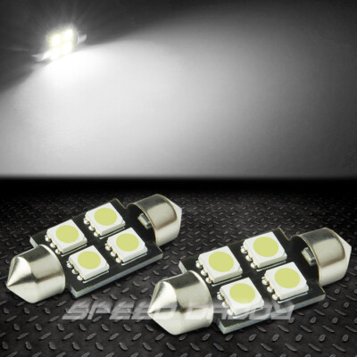 2x4 SMD 4SMD 36 ММ БЕЛЫЙ 5050 5055 СВЕТОДИОДНЫЙ АВТОМОБИЛЬНЫЙ ВНУТРЕННИЙ КУПОЛ/КАРТА ЛАМПА НАКАЛИВАНИЯ
