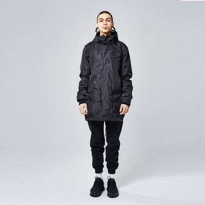 

Backyard Cartel Immortal Parka Мужская черная повседневная куртка и верхняя одежда, Черный, Backyard Cartel Immortal Parka