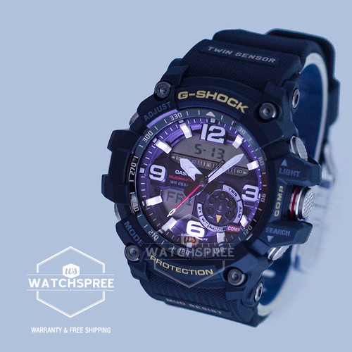 Pre-owned Casio G-shock Master Of Mudmaster Series Twin Sensor Watch Gg1000-1a