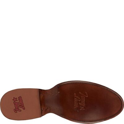 Pre-owned Tony Lama Men's Dr3036 Lenado 12" Cognac Round Toe Classic Western Boot In Cognac (brown)