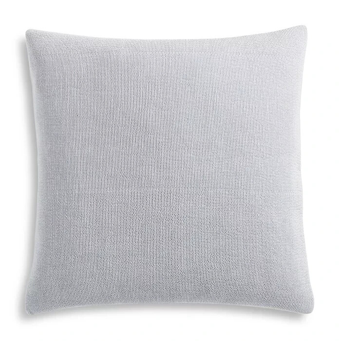 Hudson Park Collection Diffused Geo Euro Pillow Sham 26inx26in Gray Zip Closure+ - Picture 1 of 19