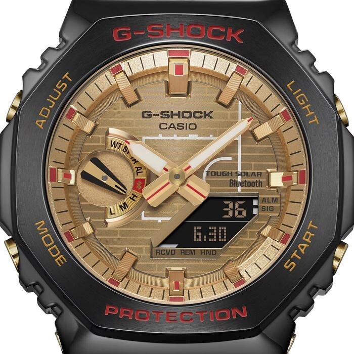Pre-owned Casio G-shock Gbm-2100rh-1ajr Rui Hachimura Signature Model Tough Solar Japan