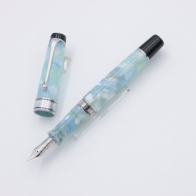 Aurora Fountain Pen Kaleido Scorpio Luce Verde EF [Polished]