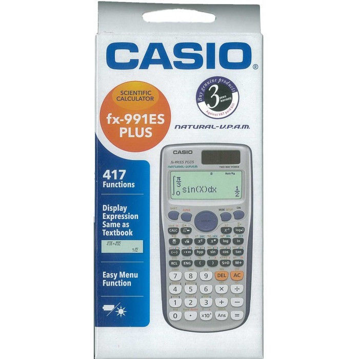 Details About Casio Fx 991 Es Plus Scientific Calculator Fx991es 417 Functions Usa Seller - 