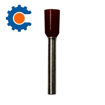 Eclipse Tools Pro'sKit Insulated Red Wire Ferrules, 18 AWG x 18mm, 100 pcs