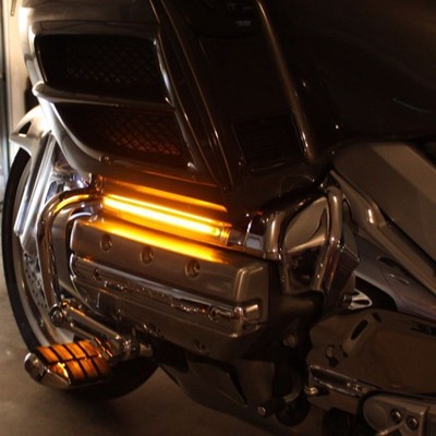 Custom Dynamics Amber LED TruFLEX Flexible Light Bars - Amber LEDs / Clear Lens 