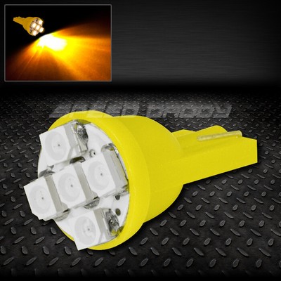 5SMD 5 3020 SMD LED T10 W5W 194 360 ЯНТАРНАЯ ЛАМПА НАКАЛИВАНИЯ ДЛЯ САЛОНА АВТОМОБИЛЯ С КУПОЛОМ НА КЛИНЕ