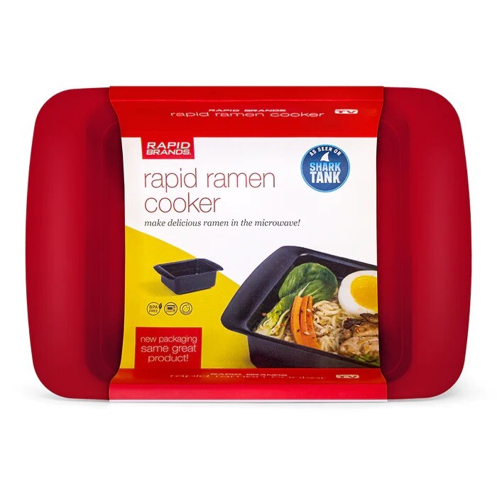 Rapid Ramen Cooker Microwave Ramen 3 Minutes BPA Free Dishwa