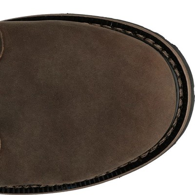 Pre-owned Justin Boots Justin Men's Se630 Pulley 8" Brown Nano Comp Met Guard Waterproof Eh Work Boots In Whiskey Brown (brown)