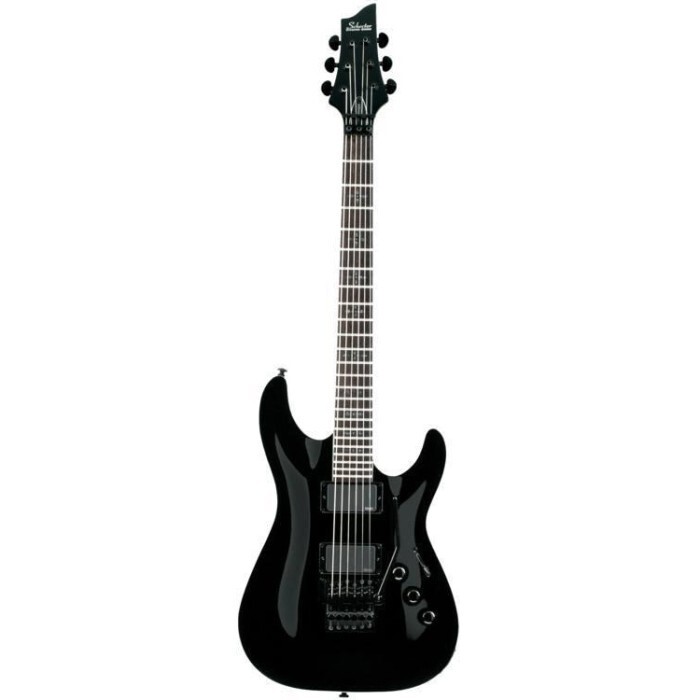 Schecter Devil 6 FR SBK Satin Black Electric Guitar | eBay