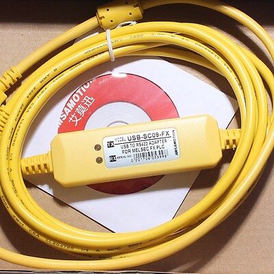 USB-SC09-FX Mitsubishi FX Series PLC Programming Cable 1PC Free Shpping 