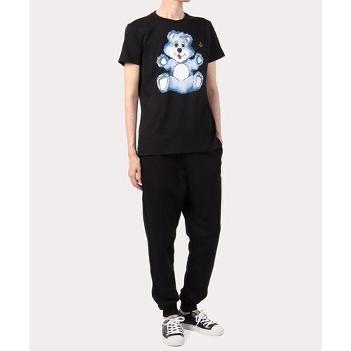 Pre-owned Vivienne Westwood Women's Teddy Peru T-shirt Bear Black Size S L28.3in Orb