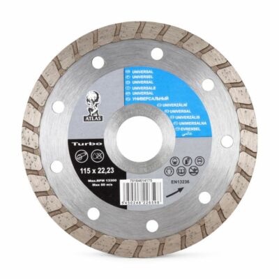 ATLAS by NORTON DISCO DIAMANTATO CORONA TURBO Ø 115 x 22,2 mm PER PIASTRELLE