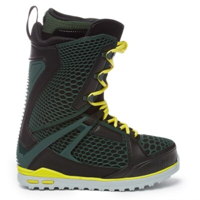 NIB MENS THIRTYTWO TM-TWO D. THOMPSON SNOWBOARD BOOTS $300 US 8 Black/Green