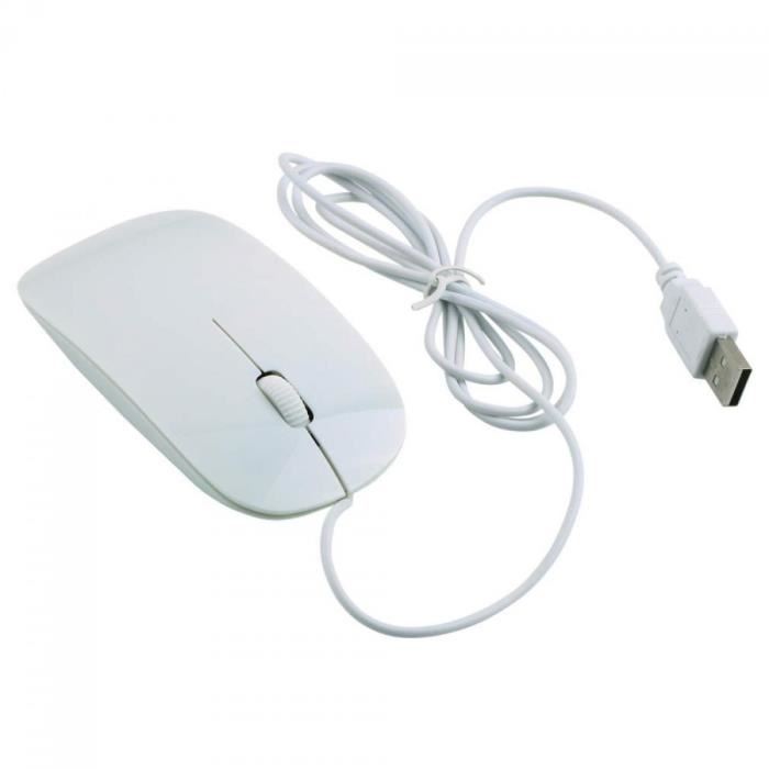 Souris Optique Filaire Pc Et Mac - 1200 Dpi - Usb - 1,10 M