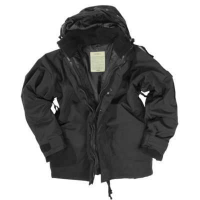 ALPHA Cold Weather Parka US ARMY L ブラック ECWCS Jacket Waterproof Mens Parka Army Combat Rainproof +