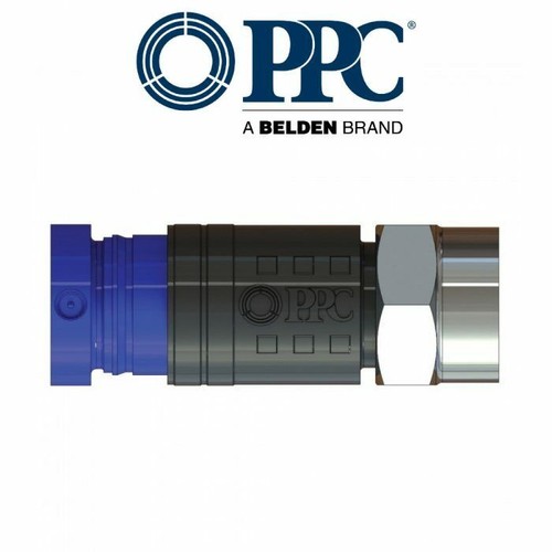 PPC CMX100 F Crimp Compression Snap & Seal Connectors CT100 WF100 RG6 Cable -10x