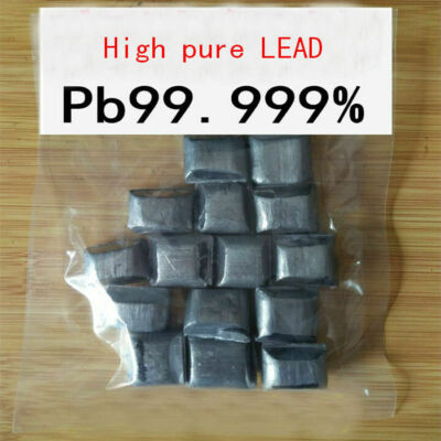 99.999 % High purity lead ingots metal lumps  for Scientific research 100g