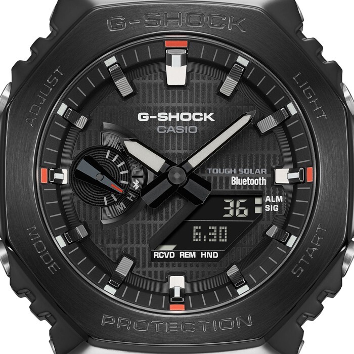 Pre-owned Casio G-shock Gbm-2100b-7a Solar Bluetooth Watch 【shipping From Taiwan】