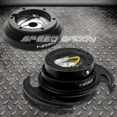 КОРОТКАЯ ВТУЛКА РУЛЕВОГО КОЛЕСА NRG + БЫСТРОРАЗЪЕМНЫЙ ЗАМОК GEN 3.0 BLACK ДЛЯ 91-05 MIATA/RX-8