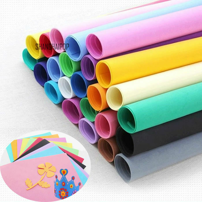 50x50cm 1mm Thick Solid EVA Foam Sheet Materials for Children Handmade DIY Gift
