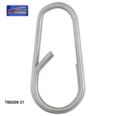 2 CONF.  TB 6206  SPLIT OVAL RING MISURA 21 MM TUBERTINI
