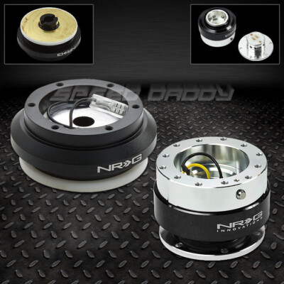 КОРОТКАЯ СТУПИЦА РУЛЕВОГО КОЛЕСА NRG + БЫСТРОРАЗЪЕМНЫЙ ЗАМОК GEN 1.0 BLACK ДЛЯ 96-11 CIVIC/S2000