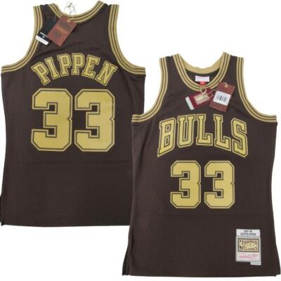 シカゴ・ブルズ PIPPEN 33 BULLS NBA ゲームシャツ Chicago Bulls #33 Scottie Pippen NBA Finals Jersey 1997-98