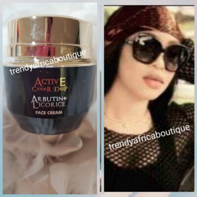 ACTIVE Caviar  Face Cream albutin & licorice spf50. X 1  Anti Sunburn & More