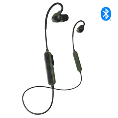 Isotunes Sport Advance Bluetooth Hearing Protection Earbuds  Green IT-36 BT5.0
